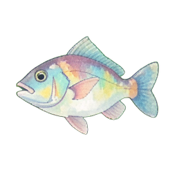 Pufferfish — 256×256 pixel art sprite