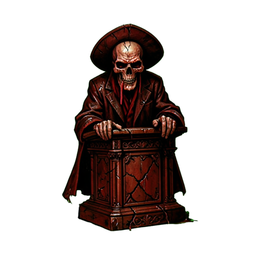 Fantôme du Prédicateur — sprite pixel art 512×512
