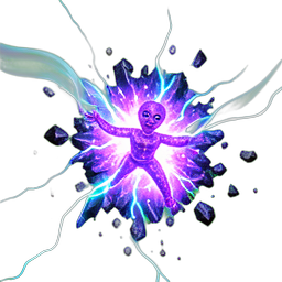 Puppenspieler (VFX) — 256×256 Pixel-Art-Sprite