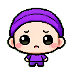 Purple Headband — 256×256 pixel art sprite
