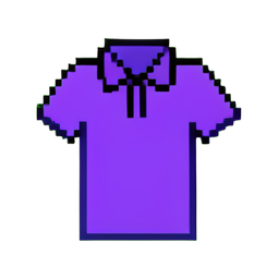 Purple Polo — رسم بكسل 256×256