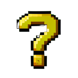 Question Mark - 256x256 pixel art sprite