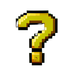 ¿? — sprite pixel art 256×256