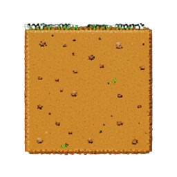 Sandbodenfliese — 256×256 Pixel-Art-Sprite
