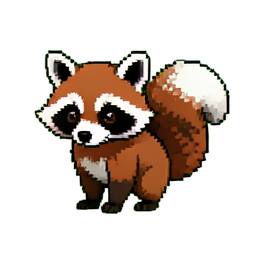 Raposa — sprite pixel art 256×256
