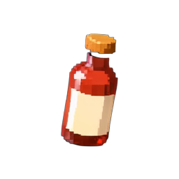 Tônico Radiante — sprite pixel art 256×256