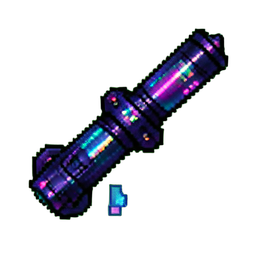 Rail Gun — 256×256 pixel art sprite