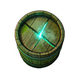 Rain Barrel (Atmospheric) - 256x256 pixel art sprite