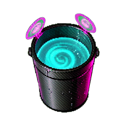 Rain Barrel (Cyberpunk) - 256x256 pixel art sprite
