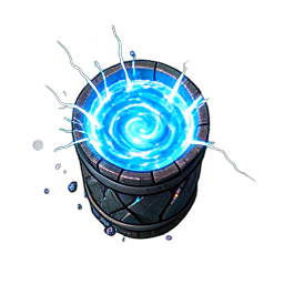 Regenkanne (VFX) — 256×256 Pixel-Art-Sprite