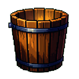 Rain Barrel - 256x256 pixel art sprite