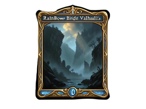 Ponte do Arco Valhalla — sprite pixel art 512×384