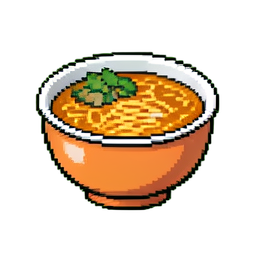 Tigela de Ramen — sprite pixel art 256×256