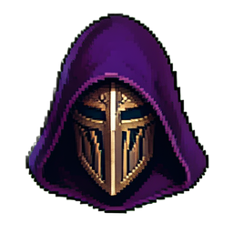 Capuz do ranger — sprite pixel art 256×256