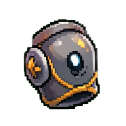 Protector de Resistência Rara — sprite pixel art 256×256