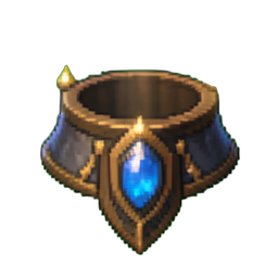 Diadème d'Intelligence Rare — sprite pixel art 256×256
