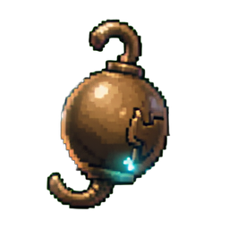 Talismã de Sorte Rara — sprite pixel art 256×256
