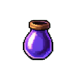 Seltene Mana-Elixier — 256×256 Pixel-Art-Sprite
