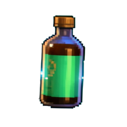 Seltenes Ausdauer-Elixier — 256×256 Pixel-Art-Sprite