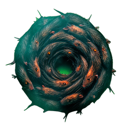 Rat Swarm (Cinematic) - 256x256 pixel art sprite