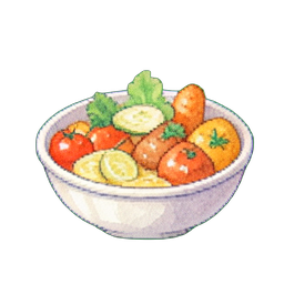 Ratatouille — 256×256 pixel art sprite