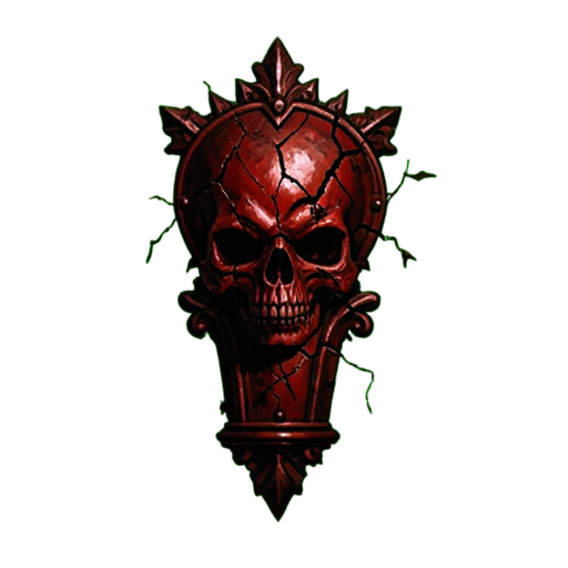 Cœur du Corbeau Préservé — sprite pixel art 512×512