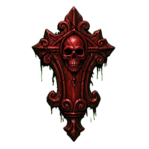 Pluma de Cuervo Sangrienta — sprite pixel art 512×512