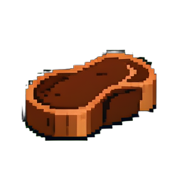 Bistec crudo — sprite pixel art 256×256