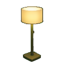 Lampe de lecture sur pied — sprite pixel art 256×256