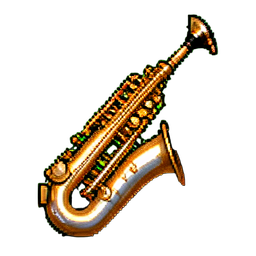 Recorder Sopranobel — 256×256 Pixel-Art-Sprite