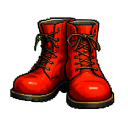 Red Boots — 256×256 pixel art sprite