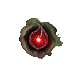 Red Gem (Atmospheric) - 256x256 pixel art sprite