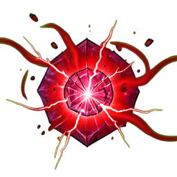 Red Gem (VFX) - 256x256 pixel art sprite