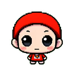 Red Headband — 256×256 pixel art sprite