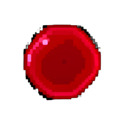 Red Slime (16-Bit) - 256x256 pixel art sprite