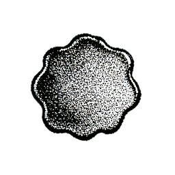 Red Slime (1-Bit) - 256x256 pixel art sprite