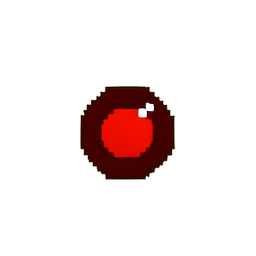 Red Slime (Low-Res) - 256x256 pixel art sprite
