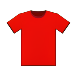 Rotes T-Shirt — 256×256 Pixel-Art-Sprite