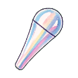 Apito árbitro cromo — sprite pixel art 256×256