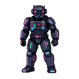 Tankencrew-Schutzkleidung — 256×256 Pixel-Art-Sprite