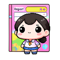 Notenordner — 256×256 Pixel-Art-Sprite