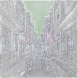 Wohngebiets-Gasse — 256×256 Pixel-Art-Sprite
