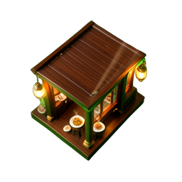 식당 — 256×256 픽셀 아트 스프라이트