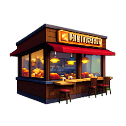 Restaurant - 256x256 pixel art sprite