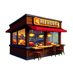 Restaurant — 256×256 pixel art sprite
