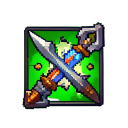 Icône de Compétence de Résurrection — sprite pixel art 256×256