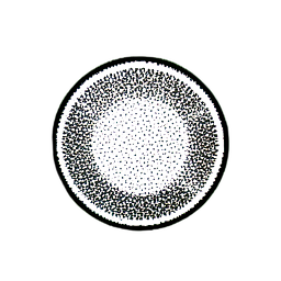 Rice Bowl (1-Bit) - 256x256 pixel art sprite