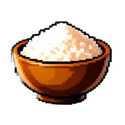 Rice Bowl - 256x256 pixel art sprite