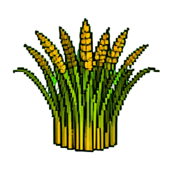 Faisceau de riz — sprite pixel art 256×256