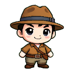 Rich Merchant — 256×256 pixel art sprite